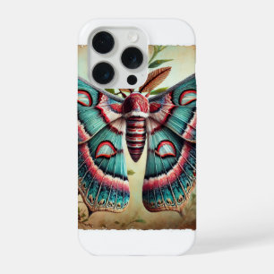 Geometrid Moth Beauty 220824IREF229 - Watercolor iPhone 15 Pro Case
