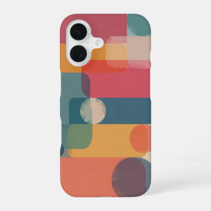 Géométrie Superposée Vintage iPhone 16 Case