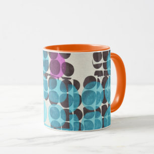 geometrisches dots muster mug