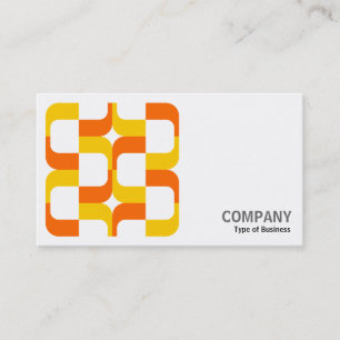 Geometropolis - 020614 - Amber and Orange Business Card
