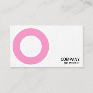 Geometropolis - Bold Circle - Pink Business Card