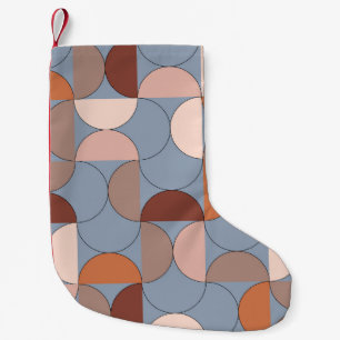 Geometry artwork: minimalistic Scandinavian style. Small Christmas Stocking