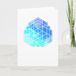 Geometry Clouds Card