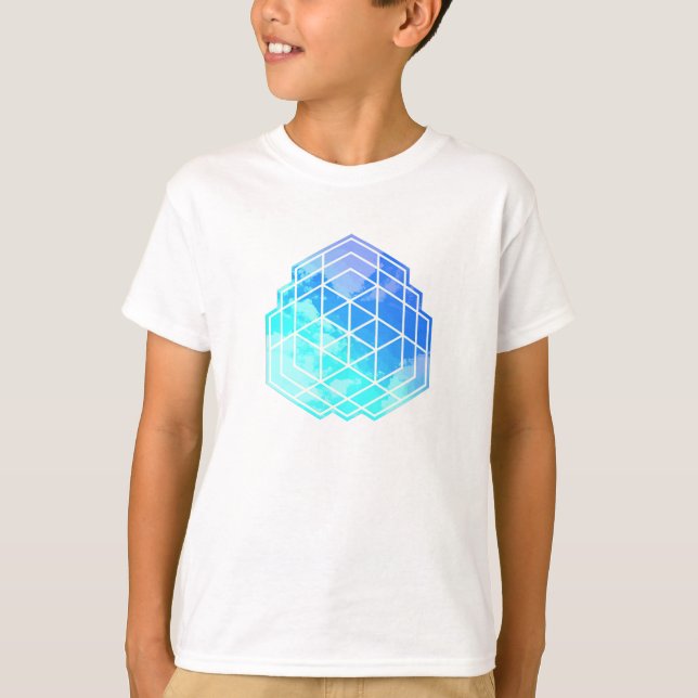Geometry Clouds T-Shirt (Front)