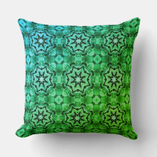 Geometry green cushion