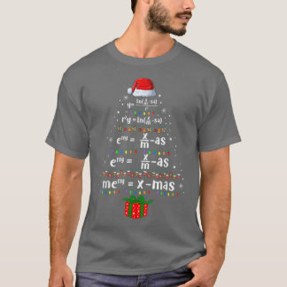 Geometry Math Science Teacher Merry Christmas T-Shirt