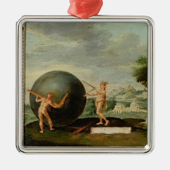 Geometry Metal Tree Decoration (Front)