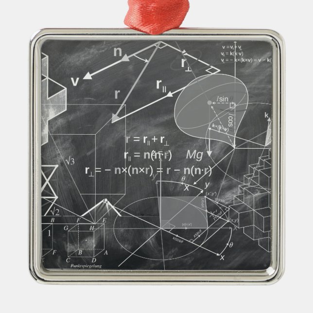 geometry metal tree decoration (Front)