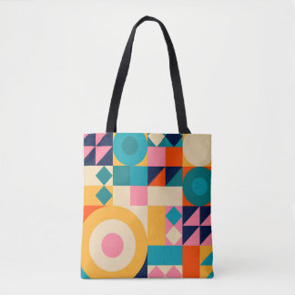 Geometry Minimalistic: Vintage Illustration Poster Tote Bag