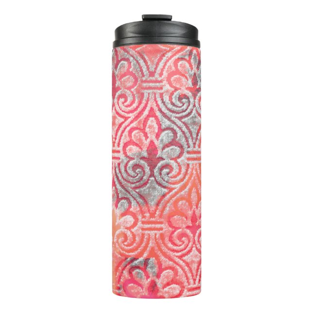 Geometry modern repeat pattern with texturesabstra thermal tumbler (Front)