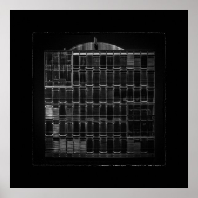 Geometry No 46 with Border Poster (Front)