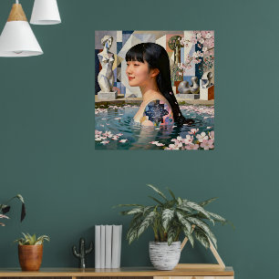 “Geometry of Serenity” – A Digital Portrait Poster