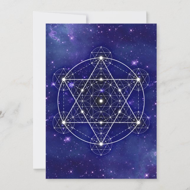 Geometry Space Blue Card (Front)