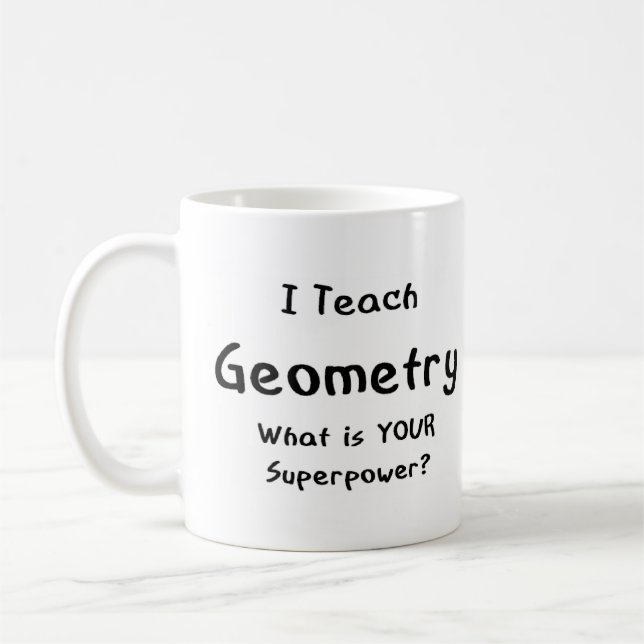 geometry teach coffee mug (Left)