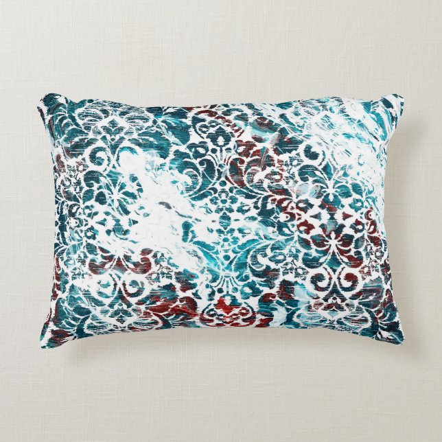 Geometry texture repeat classic patternabstract,am decorative cushion (Front)