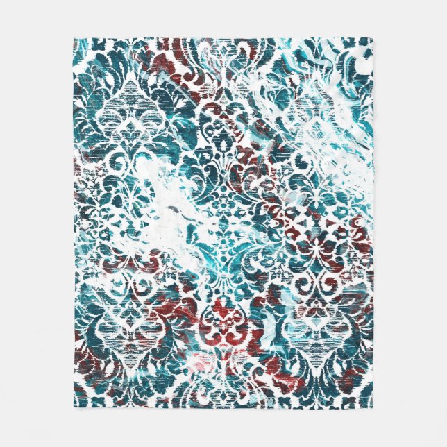 Geometry texture repeat classic patternabstract,am fleece blanket (Front)