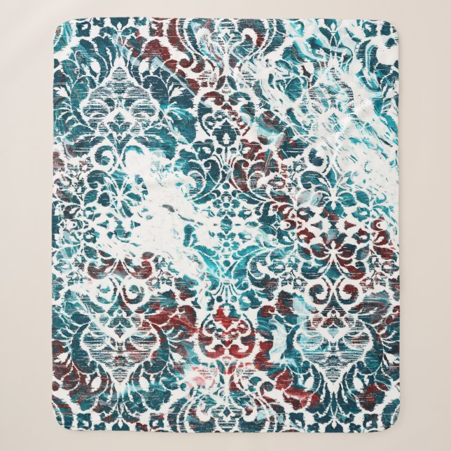 Geometry texture repeat classic patternabstract,am sherpa blanket (Front)