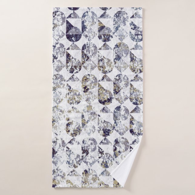 Geometry texture repeat classic patternabstract,ar bath towel (Bath Towel)