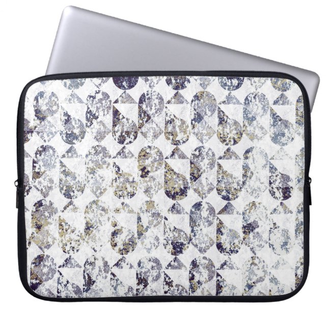 Geometry texture repeat classic patternabstract,ar laptop sleeve (Front)