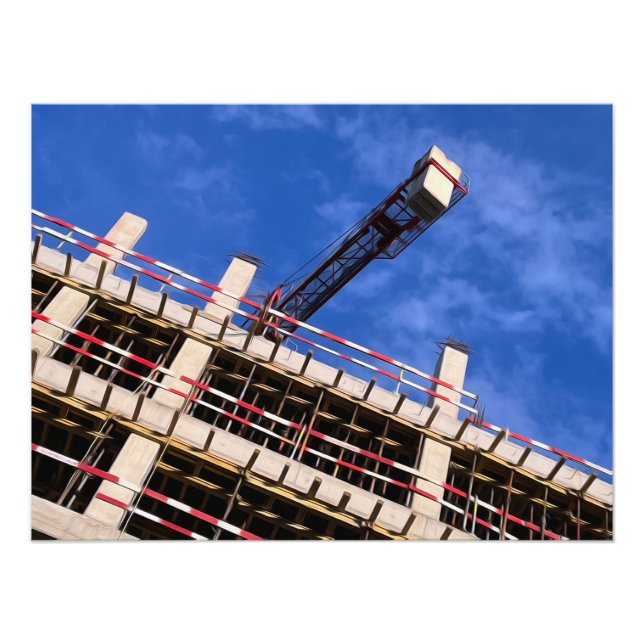 Geometry up in the air photo print (Front)