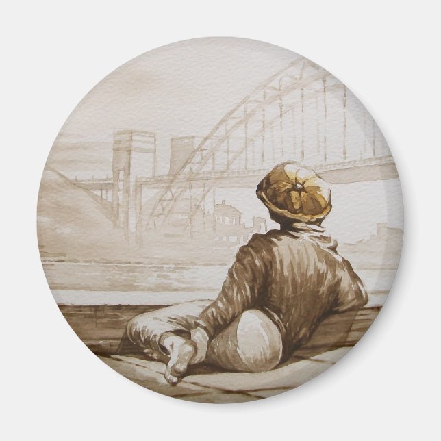 Geordie Daydream Magnet (Front)