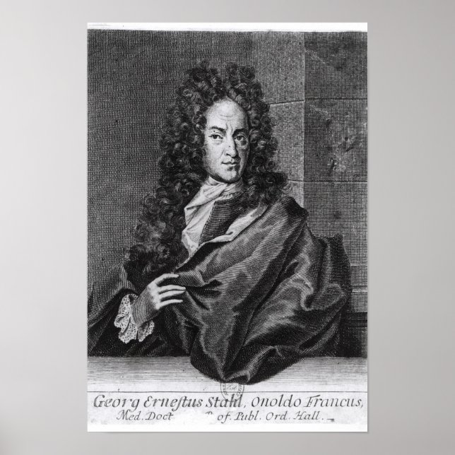 Georg Ernest Stahl Poster (Front)