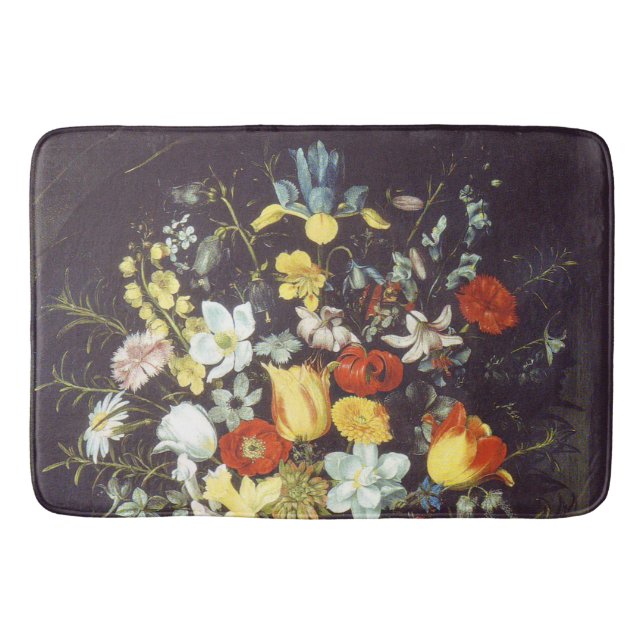 Georg Flegel  Big piece of flowers (in niche)    Bath Mat (Front)