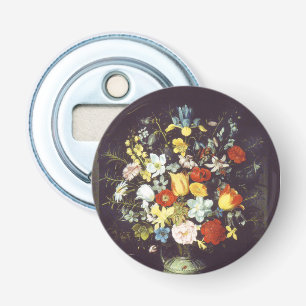 Georg Flegel Big piece of flowers (in niche) Bottle Opener