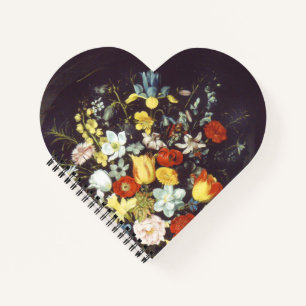 Georg Flegel  Big piece of flowers (in niche)   Notebook