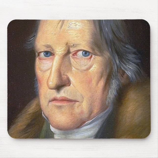 Georg Wilhelm Friedrich Hegel Mouse Pad (Front)