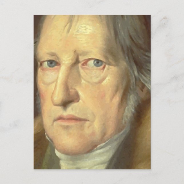 Georg Wilhelm Friedrich Hegel Postcard (Front)