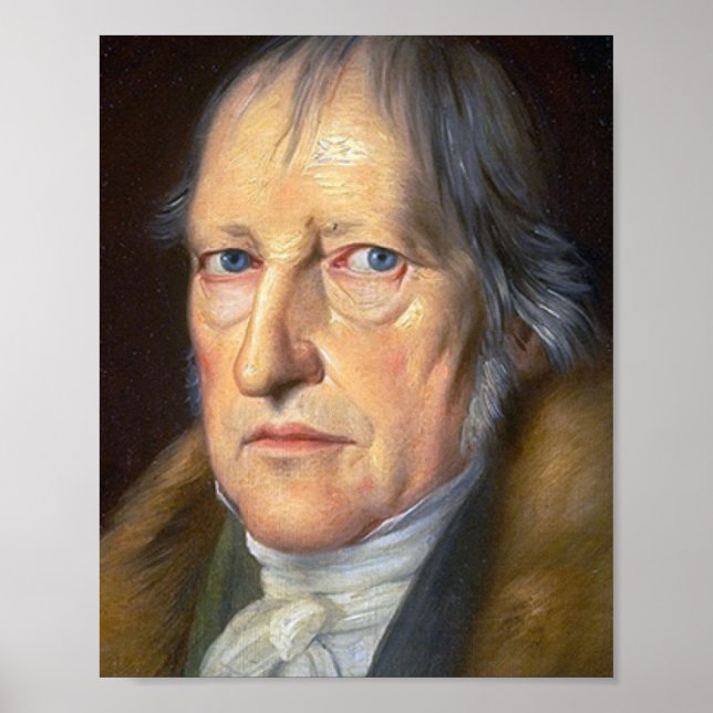 Georg Wilhelm Friedrich Hegel Poster (Front)