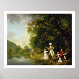 George and Mary Browne with their Five Elder Child Poster