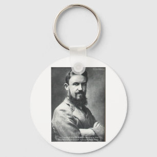 George B Shaw Quarrel/Breeding Wisdom Quote Gifts Key Ring