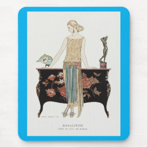 George Barbier Art Deco fashion Mouse Pad