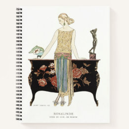 George Barbier Art Deco fashion Notebook