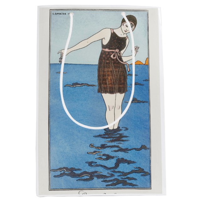 George Barbier, Art Deco Medium Gift Bag (Front)
