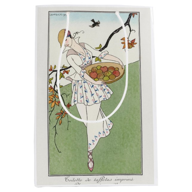 George Barbier, Art Deco Medium Gift Bag (Front)