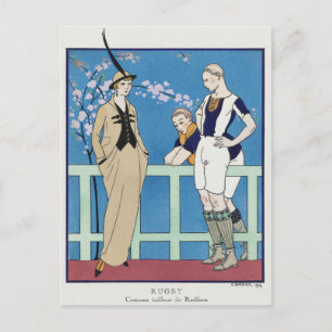 George Barbier, Art Deco Postcard