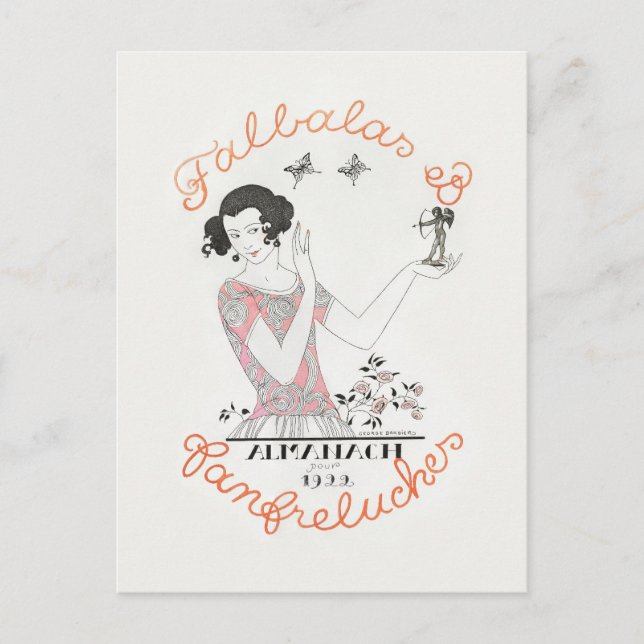 George Barbier, Art Deco Postcard (Front)