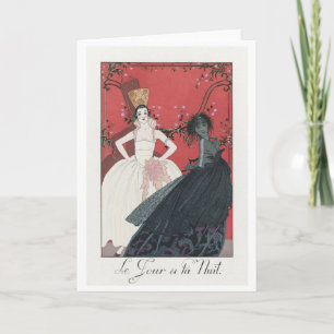 George Barbier, Art Deco Thank You Card