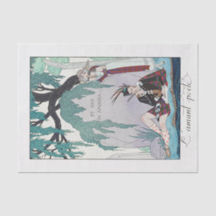 George Barbier, Art Deco Tissue Paper