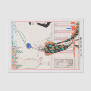 George Barbier, Art Deco Tissue Paper