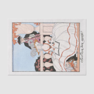 George Barbier, Art Deco Tissue Paper