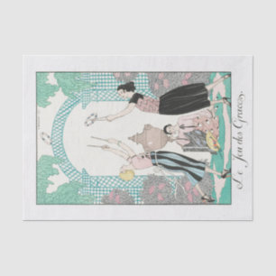 George Barbier, Art Deco Tissue Paper