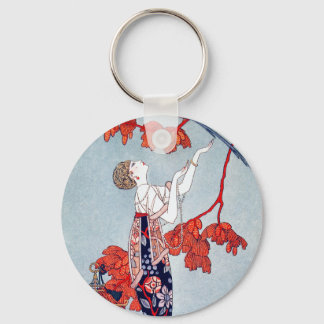 George Barbier "L'Oiseau Volage" 1914 Key Ring