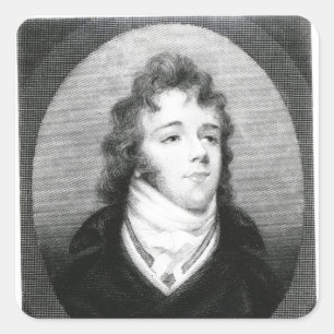 George 'Beau' Brummel Square Sticker