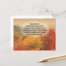 George Bernard Shaw Inspirational Quote "Change"