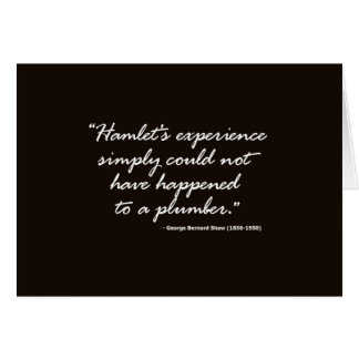 George Bernard Shaw on Hamlet