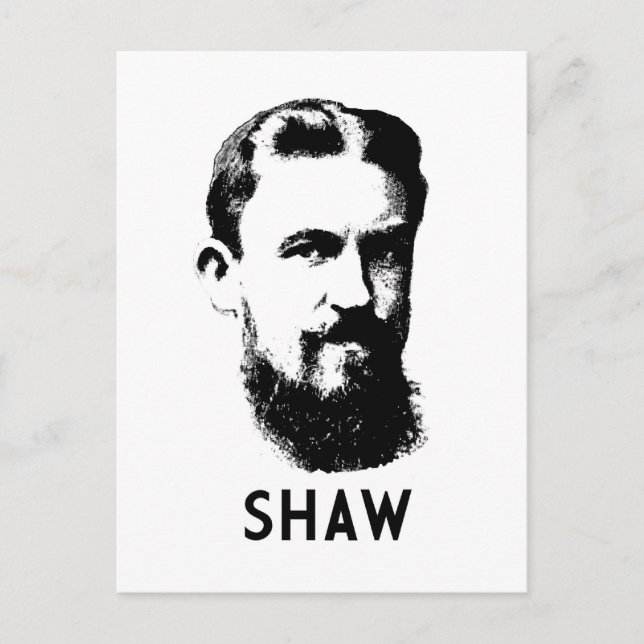 George Bernard Shaw Postcard (Front)